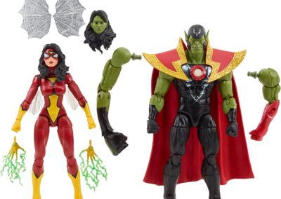 Figuras de Reina Skrull y Super Skrull