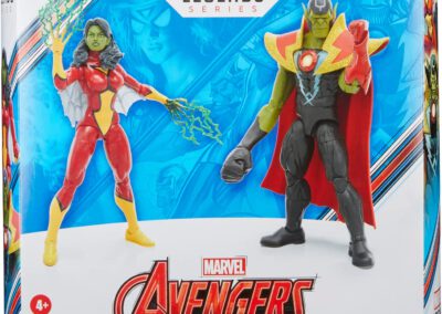 Figuras de Reina Skrull y Super Skrull