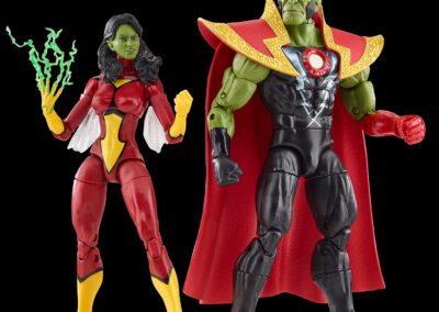 Figuras de Reina Skrull y Super Skrull