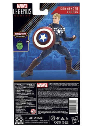 FIGURA DE MARVEL LEGENDS SERIES COMANDANTE ROGERS