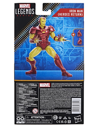 FIGURA DE MARVEL LEGENDS SERIES IRON MAN HEROES RETURN