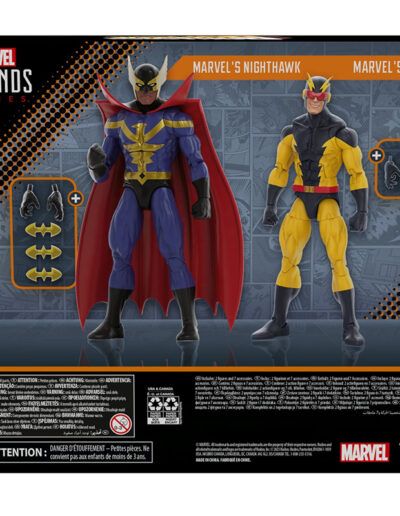 Figuras de Nighthawk Y Blur Marvel Legends