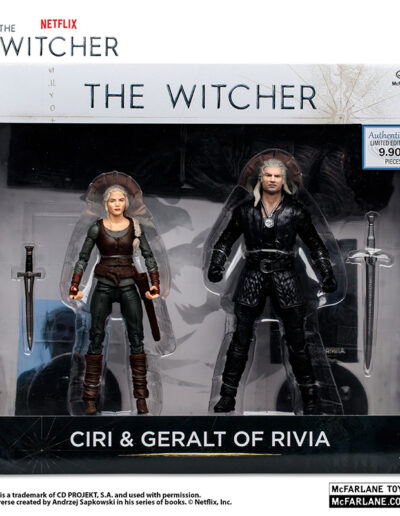 Figuras Geralt y Ciri T3 The Witcher