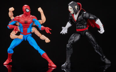 Spiderman vs Morbius. Marvel Legends