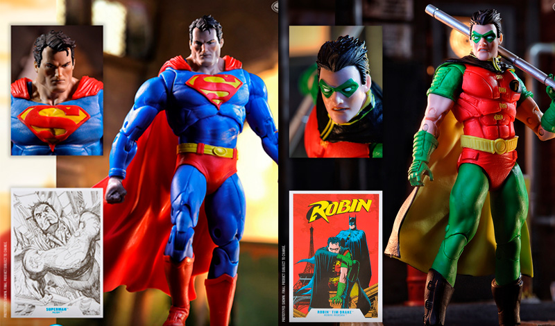 Superman Hush y Robin Tim Drake. McFarlane