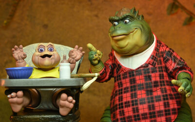 Dinosaurios: Earl Sinclair y Peque Sinclair. Neca