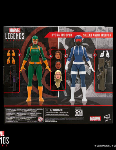 Agentes SHIELD e Hydra Marvel Legends Hasbro