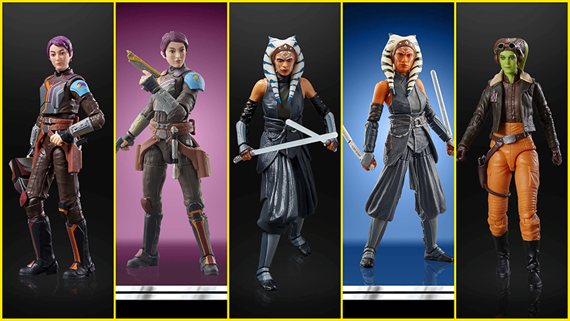 Figuras Ahsoka Serie Disney+ Hasbro